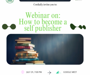 ANSA Webinar: How To Become a Self-Publisher